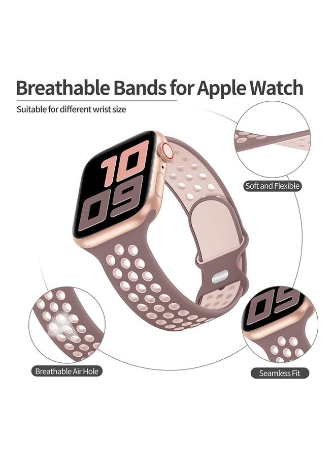 ICS Replacement Band For  Apple Watch Band 38/40 mm Smoke/Pink - Image 2