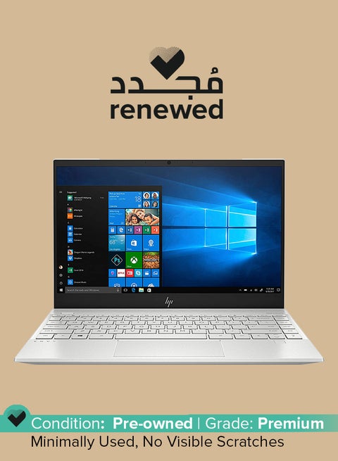 Renewed - Envy 13-aq0011ms Laptop With 13.3-Inch Display, Intel Core i5 Processor/8th Gen /8GB RAM/256GB SSD/2GB Nvidia Grid Series Graphics Silver