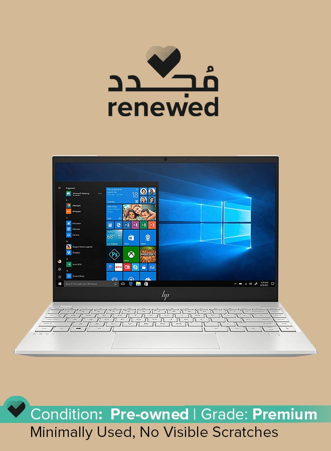 Renewed - Envy 13-aq0011ms Laptop With 13.3-Inch Display, Intel Core i5 Processor/8th Gen /8GB RAM/256GB SSD/2GB Nvidia Grid Series Graphics Silver