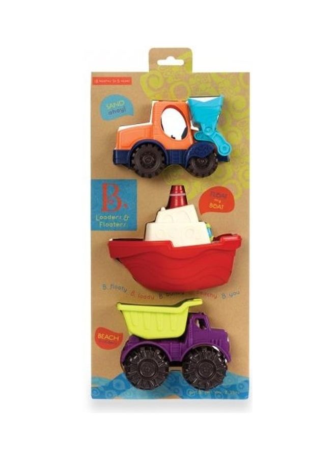 B. Toys 3-Piece Mini Vehicles Set Multicolour - Image 2