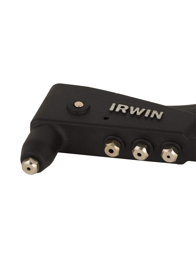 إيروين مبرشم يدوي للحرف أسود/أزرق Riveter 254 millimeter, Nozzles  2.4 millimeter, 3.2 millimeter, 4 millimeter, 4.8مم - Image 5