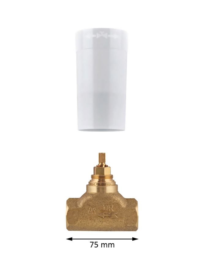 Concealed Stop Valve Gold/White 0.75inch - v1622735737/N34621083A_2