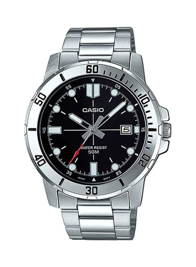 CASIO Boys' Stainless Steel Analog Wrist Watch For Men MTP-VD01D-1E2 - Image 1