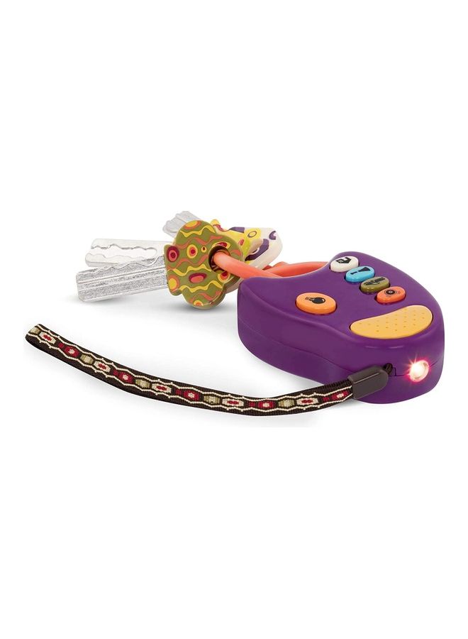 B. Toys Funky Toy Keys - Plum  - Image 3