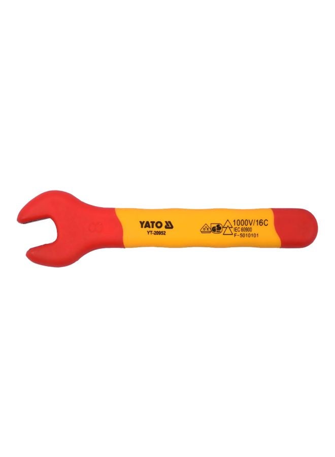 Yato Insulated Open End Wrench 8mm VDE-1000V YT-20952 Yellow/Red - Image 1
