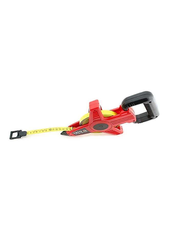 Yato Measuring Tape 30Mx13mm Steel Blade Open Type YT-71551 Red/Black/Yellow  - Image 3