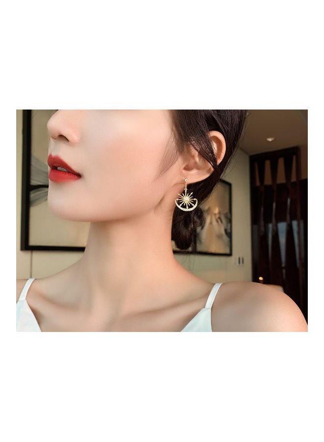 J.J Hand made 925 Sterling Silver Star Sun And Moon Earrings - Image 3