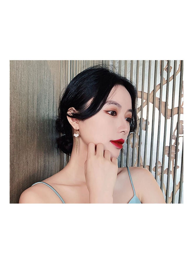 J.J Hand made 925 Sterling Silver Cloud Shaped Retro Long Tassel Earrings - Image 5