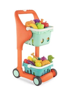 BATTAT 13-Piece Musical Shopping Cart 23.50 x 12.60 x 16.80inch  - Image 1