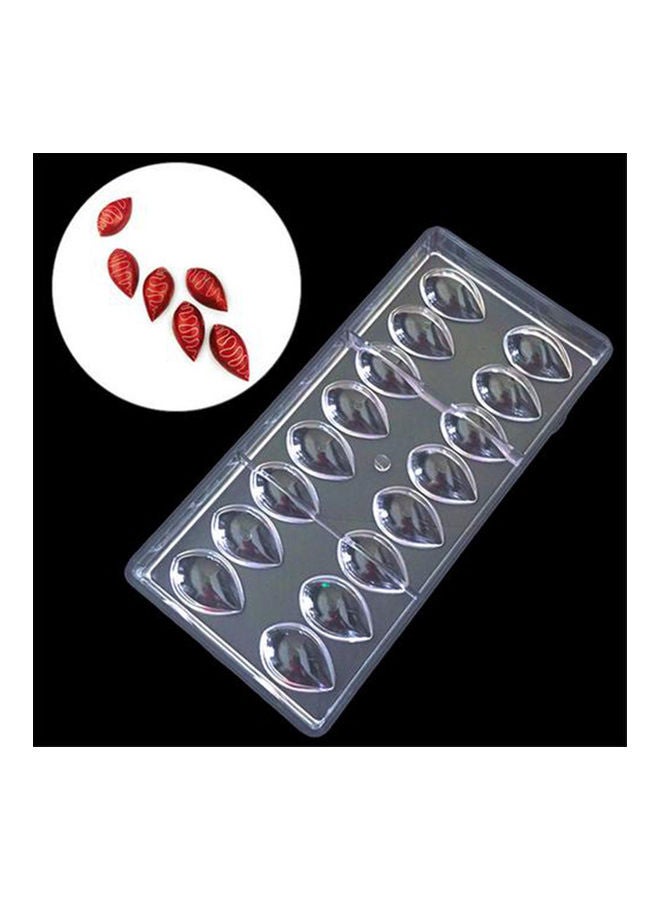 Generic Waterdrop Shape Plastic DIY Chocolate Mould Baking Tool Clear  - Image 2
