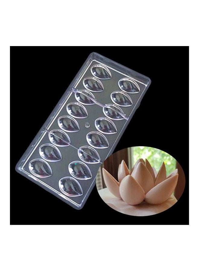 Generic Waterdrop Shape Plastic DIY Chocolate Mould Baking Tool Clear  - Image 3