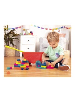 B. Toys 56-Piece Wavy Little BlocWagon 34.95 x 23.60 x 21cm  - Image 3