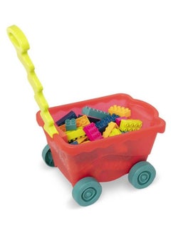 B. Toys 56-Piece Wavy Little BlocWagon 34.95 x 23.60 x 21cm  - Image 4