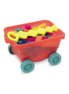 B. Toys 56-Piece Wavy Little BlocWagon 34.95 x 23.60 x 21cm  - Image 5