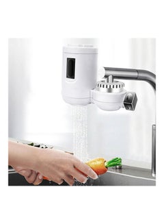 7-Level Dust Removal Tap Faucet Water Purifier White 4.4 x 4.4 x 10cm
