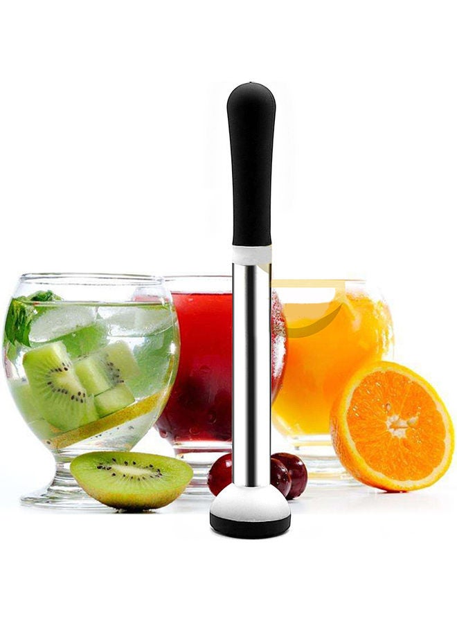 أداة خلط الكوكتيل من الستانلس ستيل أسود/ فضي - Image 1