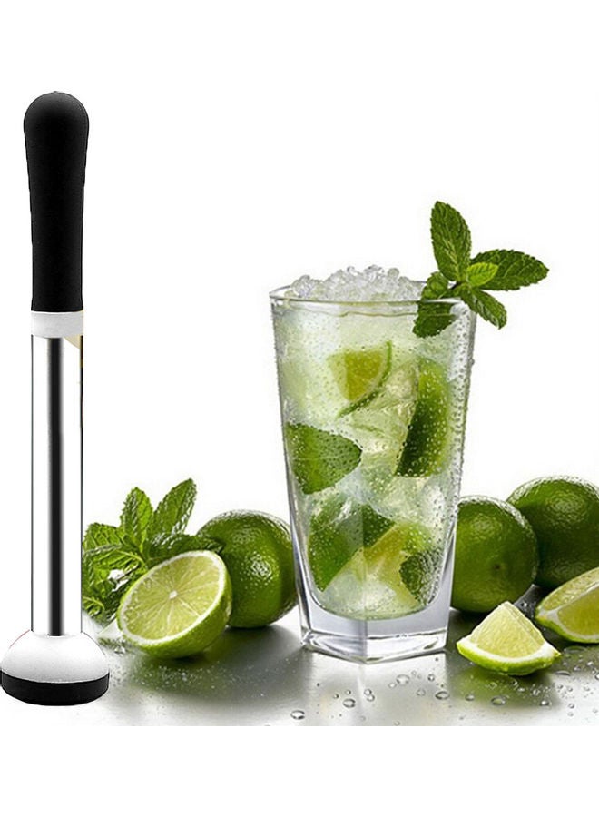 أداة خلط الكوكتيل من الستانلس ستيل أسود/ فضي - Image 3