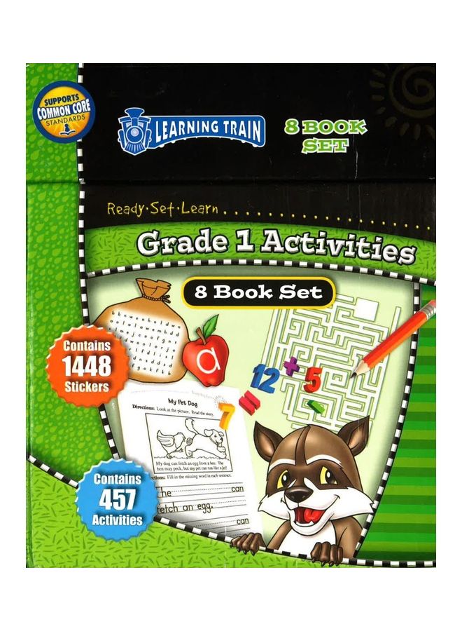 Ready Set Learn Grade 1 Activites - Set of 8 Books Paperback English by Teacher Created Resources - Image 1