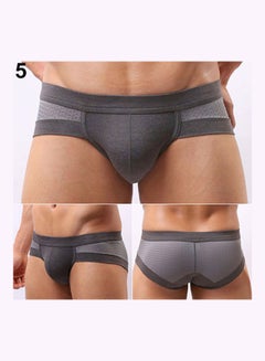 Solid Brief Grey