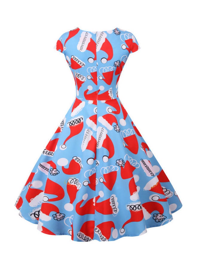 OUTAD Printed Stylish Fashion Dress Multicolour  - Image 2