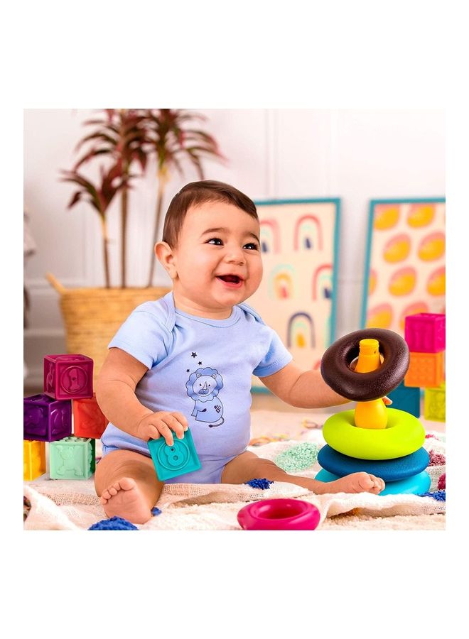 B. Toys 15-Piece Baby Blocks and Stacking Rings  - Image 5