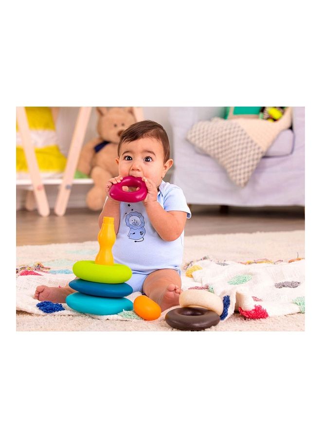 15-Piece Baby Blocks and Stacking Rings