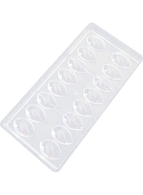 Waterdrop Shape Plastic DIY Chocolate Mould Baking Tool Clear