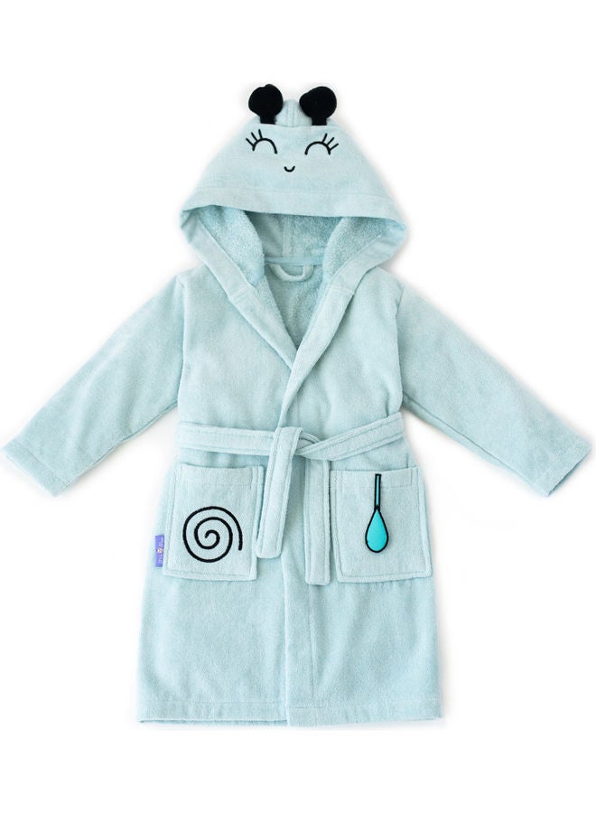 Milk & Moo - Sangaloz Velvet Bathrobe Black 64x36cm - Image 1