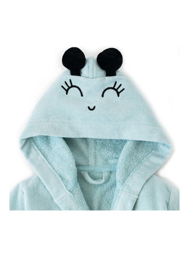 Milk & Moo - Sangaloz Velvet Bathrobe Black 64x36cm - Image 1