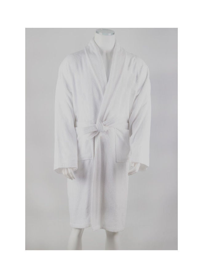 Banotex Egyptian Cotton Bathrobe White - Image 1
