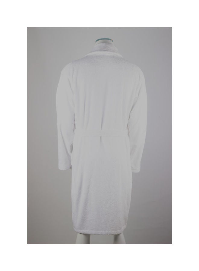 Banotex Egyptian Cotton Bathrobe White - Image 4