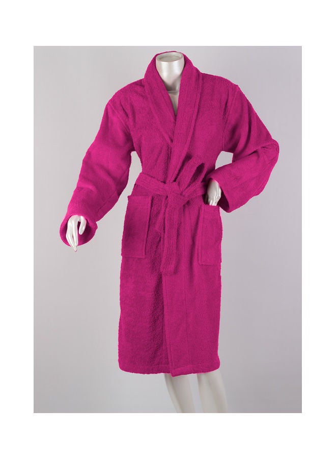 Banotex Egyptian Cotton Bathrobe Fuchsia - Image 1