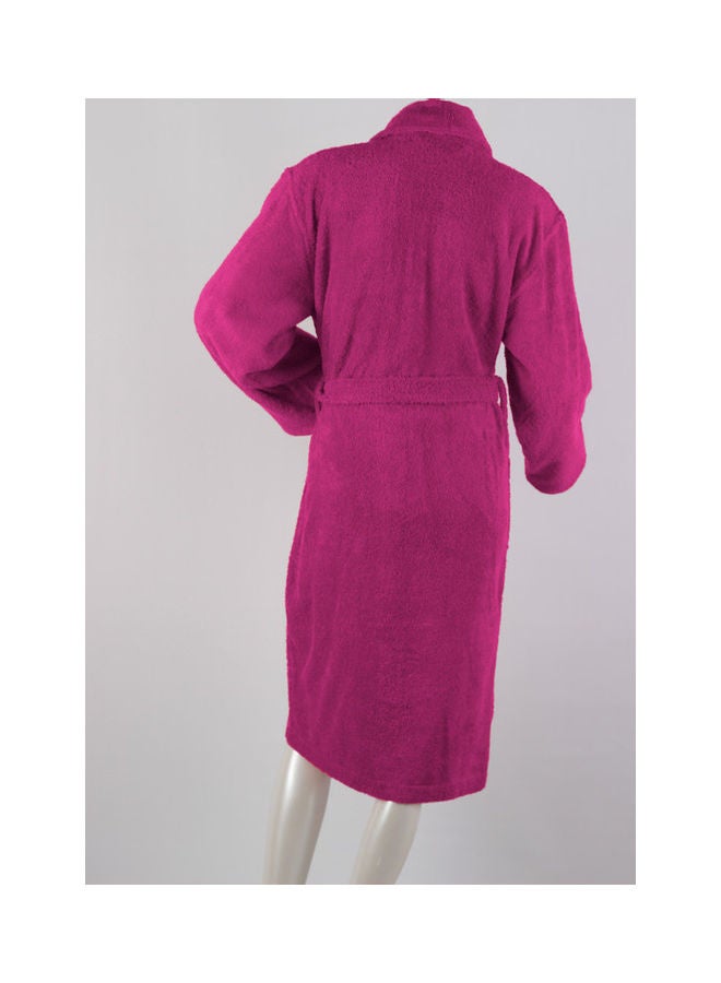 Banotex Egyptian Cotton Bathrobe Fuchsia - Image 2