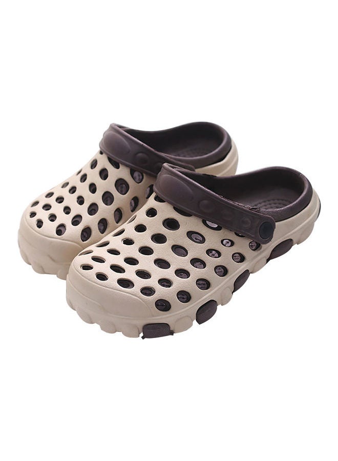 Multi Holes Anti-skid Outdoor Beach Sandals Khaki/Brown - Image 1