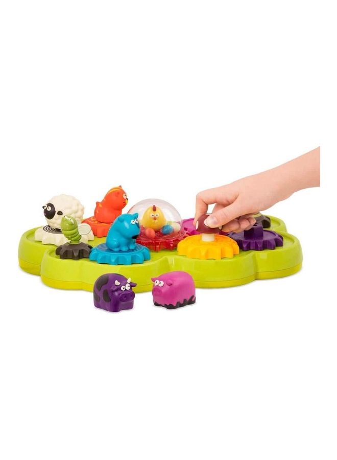 B. Toys Moosical Gears Color and Shape Sorter with Animal Sounds and Music  - Image 1