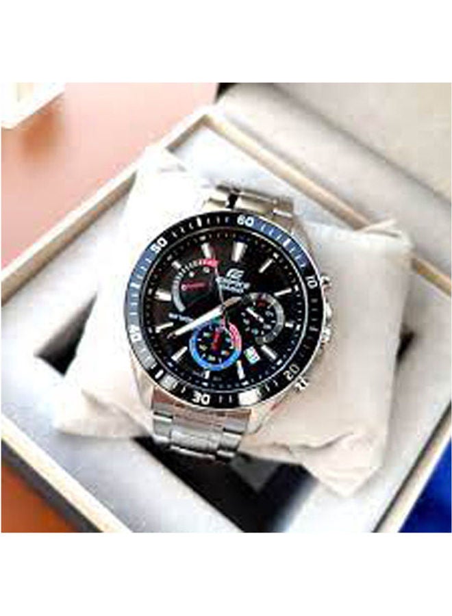 كاسيو ساعة يد كرونوغراف بسوار من الاستانلس ستيل للرجال طراز EFR-552D-1A3 للرجال - Image 2