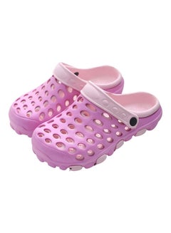 Multi Holes Anti-skid Outdoor Beach Slippers Sandals Pink