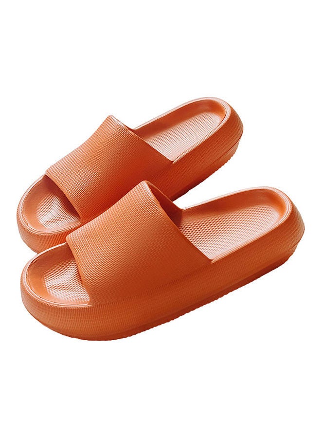 شبشب صيفي للحمام برتقالي داكن