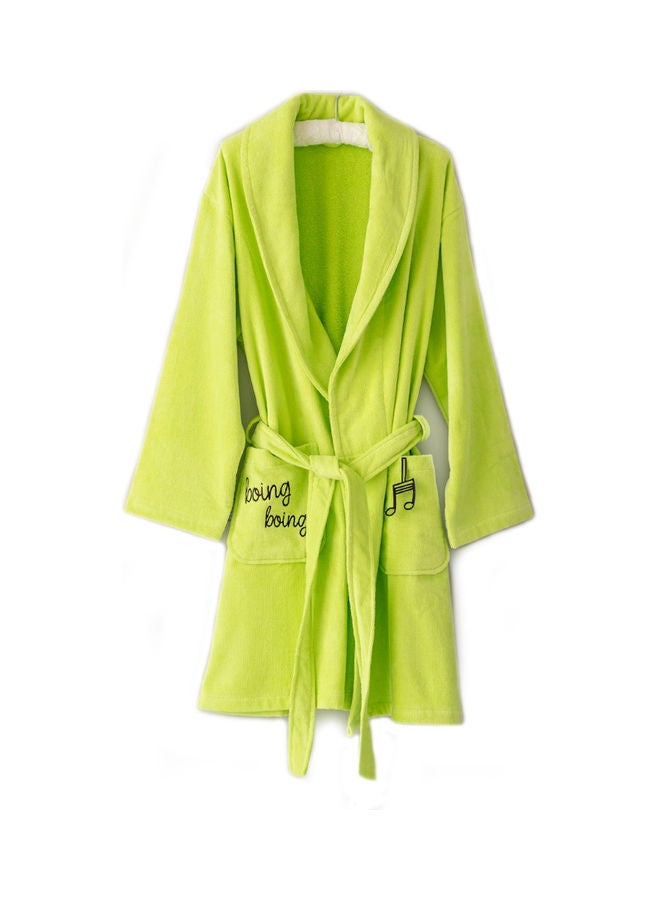 Milk & Moo - 2-Piece Cacha Bathrobe Set Green 64x36cm - Image 1