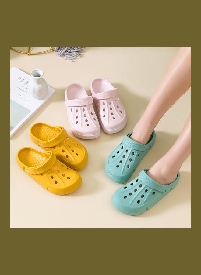 Multi Holes Non Slip Sandals Light Grey - Image 2