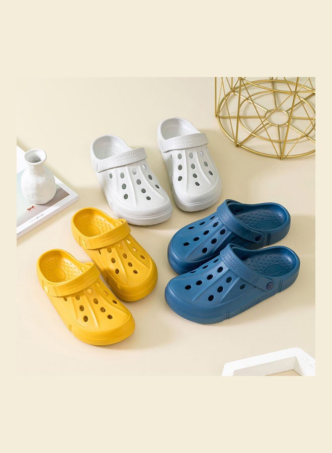 Multi Holes Non Slip Sandals Light Grey