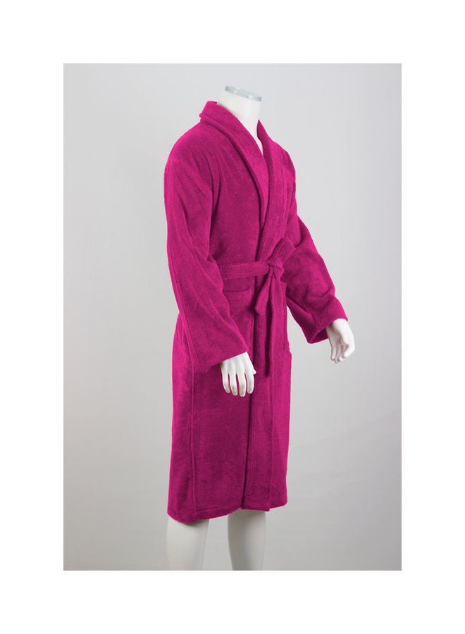 Banotex Egyptian Cotton Bathrobe Fuchsia - Image 2