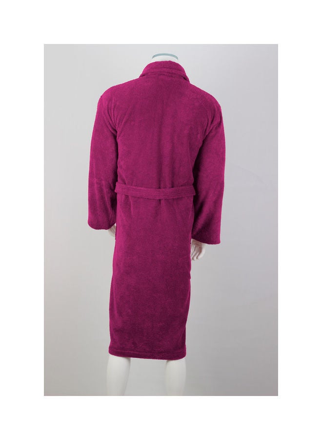 Banotex Egyptian Cotton Bathrobe Fuchsia - Image 3