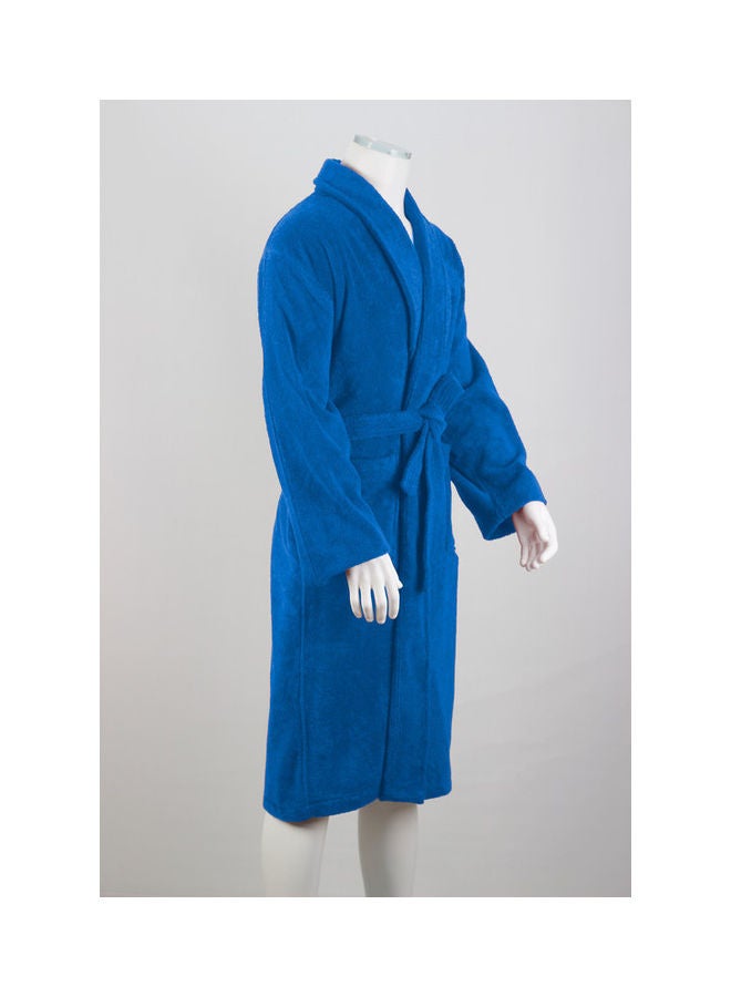 بانوتيكس روب حمام من القطن المصري أزرق - Image 2