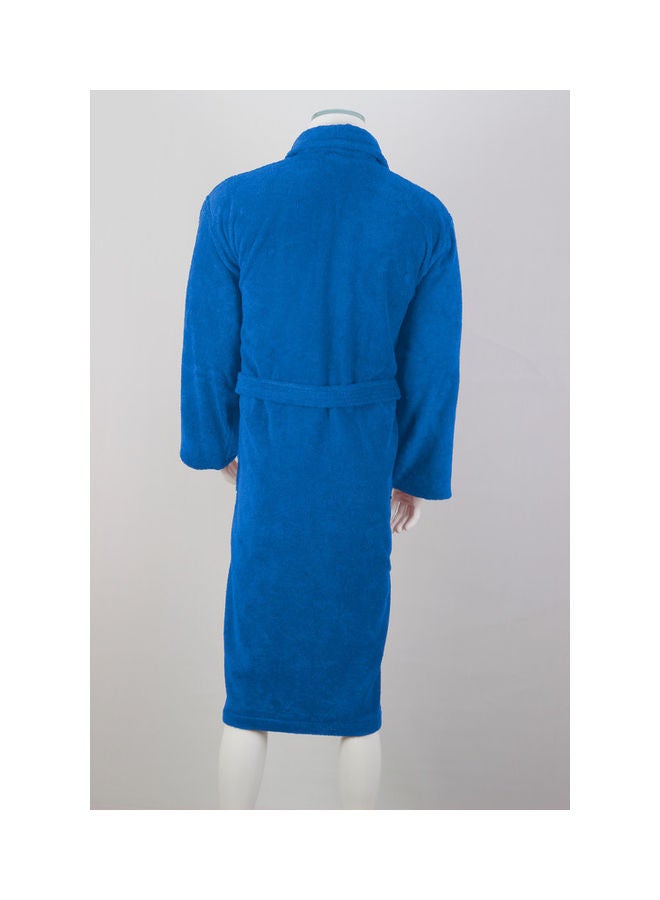 بانوتيكس روب حمام من القطن المصري أزرق - Image 3