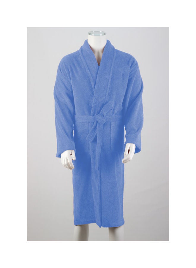 Egyptian Cotton Bathrobe Light Blue - v1622749509/N47961106A_1