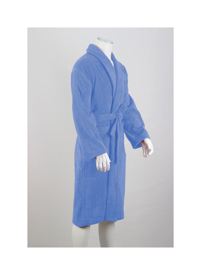 Egyptian Cotton Bathrobe Light Blue - v1622749509/N47961106A_2