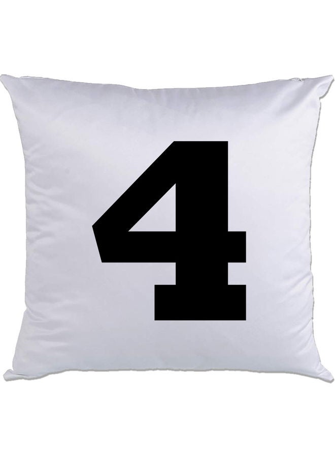 AMC DESIGN 4 Printed Cushion White/Black 40x40cm 