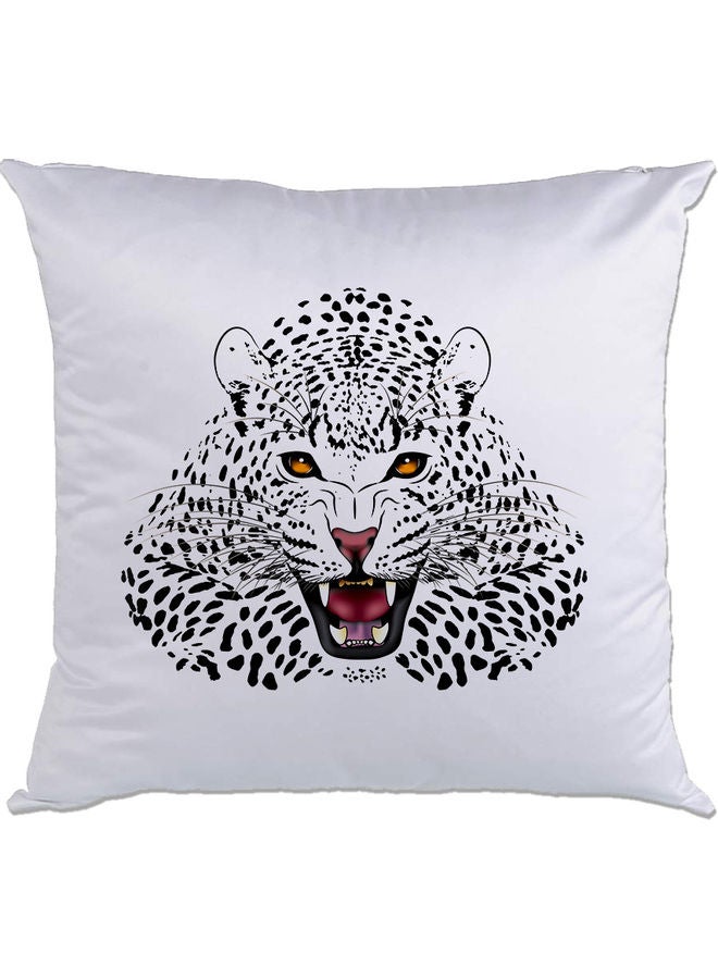 AMC DESIGN Cheetah Printed Cushion White/Black/Pink 40x40cm 