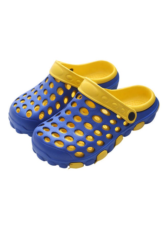 Multi Holes Anti-skid Outdoor Beach Sandals Blue/Yellow